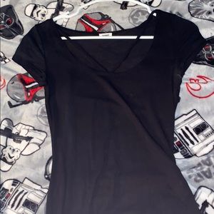 Black garage tee